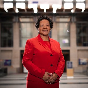 Chairman Gladys Dutrieuille
